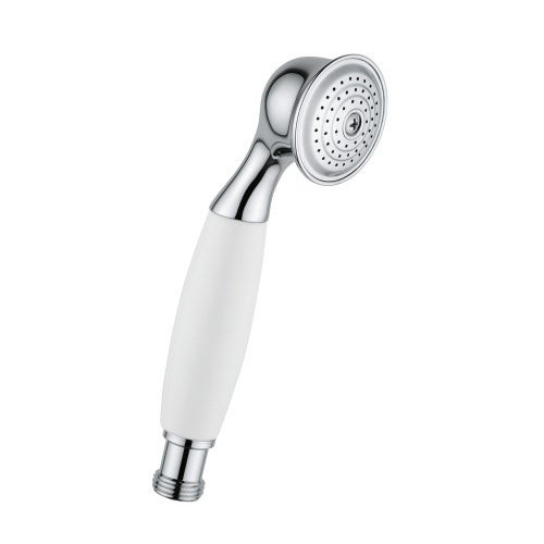 Immagine di Bellosta Docc Classic monogetto con manico bianco, in ottone, finitura cromo 01-035092