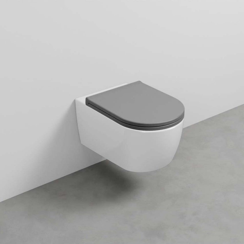 Immagine di Cielo SMILE PRO 53 vaso sospeso, senza sedile, colore bianco finitura lucido SMVSKP