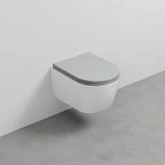 Immagine di Cielo SMILE PRO MINI 48 vaso sospeso, senza sedile, colore bianco finitura lucido SMVSRKP