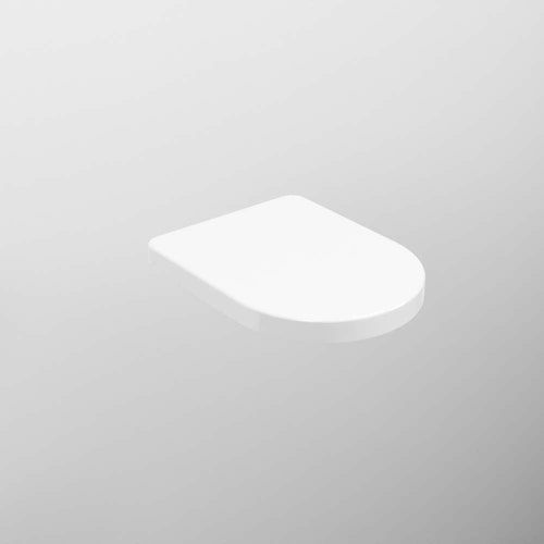 Immagine di Cielo SMILE coprivaso in termoindurente, colore bianco finitura lucido CPVSM