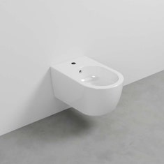 Immagine di Cielo SMILE PRO 53 bidet sospeso monoforo, colore bianco finitura lucido SMBSP