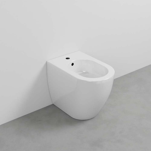 Immagine di Cielo SMILE PRO 53 bidet a terra monoforo, colore bianco finitura lucido SMBIP