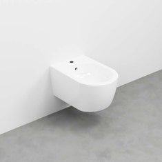 Immagine di Cielo SMILE MINI 48 bidet sospeso monoforo, colore bianco finitura lucido SMBSR