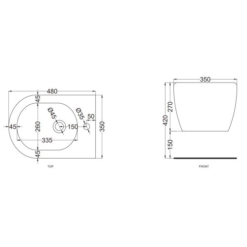 Immagine di Cielo SMILE MINI 48 bidet sospeso monoforo, colore bianco finitura lucido SMBSR