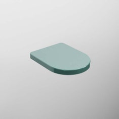 Immagine di Cielo SMILE coprivaso in termoindurente a discesa rallentata con cerniere a sgancio rapido, colore smeraldo finitura lucido CPVSMFSM