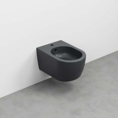 Immagine di Cielo SMILE MINI 48 bidet sospeso monoforo, colore lavagna finitura opaco SMBSRLV