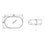 Immagine di Cielo SHUI COMFORT lavabo ovale H 12.5 x 60 x 38 cm, da appoggio, colore alga finitura lucido SHCOLAO60AL