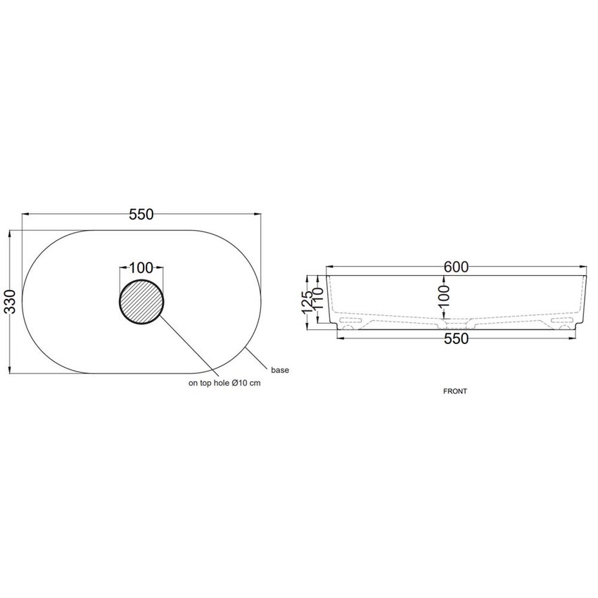 Immagine di Cielo SHUI COMFORT lavabo ovale H 12.5 x 60 x 38 cm, da appoggio, colore alga finitura lucido SHCOLAO60AL