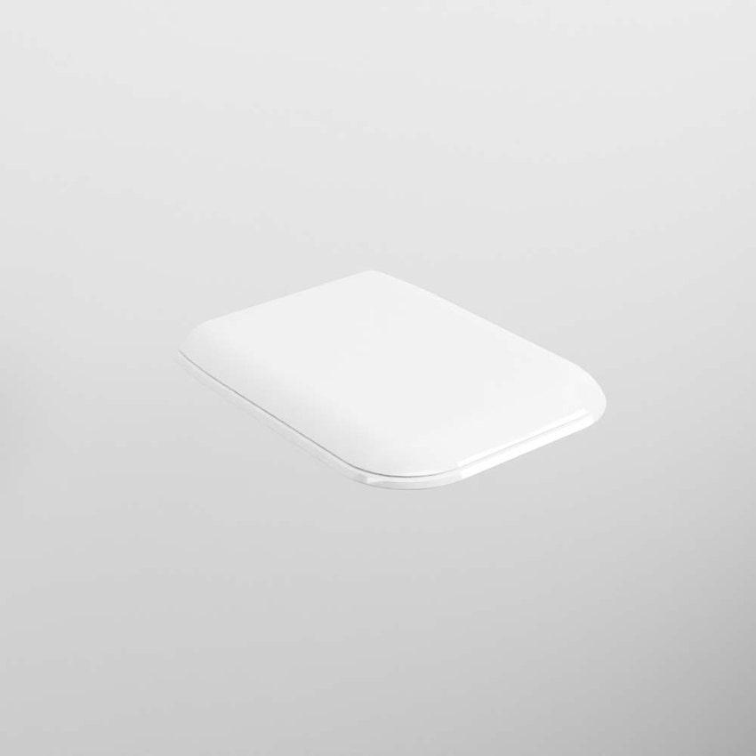 Immagine di Cielo SHUI COMFORT set sanitari sospesi, vaso senza brida con sedile e bidet monoforo, colore bianco finitura lucido SHCOVSK+CPVSHCOT+SHCOBS