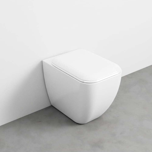 Immagine di Cielo SHUI COMFORT vaso a terra bifunzionale, con scarico traslato, senza brida, senza sedile, colore bianco finitura lucido SHCOVAKTR