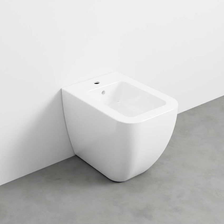 Immagine di Cielo SHUI COMFORT bidet a terra monoforo, colore bianco finitura lucido SHCOBI