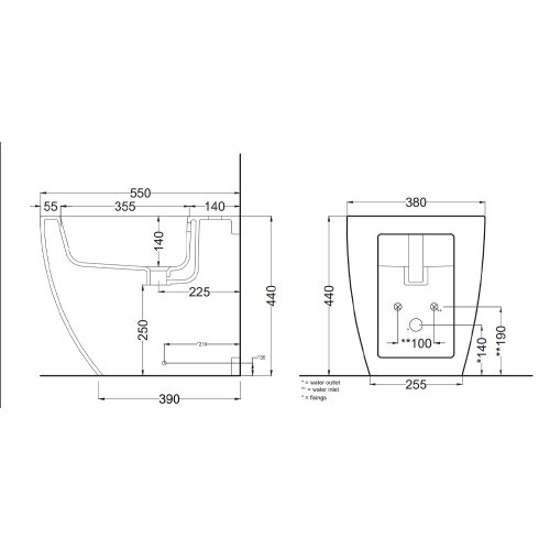 Immagine di Cielo SHUI COMFORT bidet a terra monoforo, colore bianco finitura lucido SHCOBI