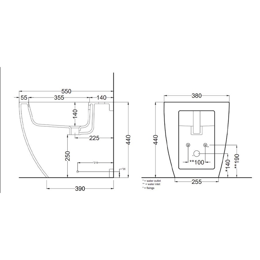 Immagine di Cielo SHUI COMFORT bidet a terra monoforo, colore bianco finitura lucido SHCOBI