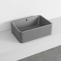 Immagine di Cielo SHUI COMFORT lavabo rettangolare H 20 x 60 x 42 cm, da appoggio, colore cemento finitura opaco SHLAA6020CM