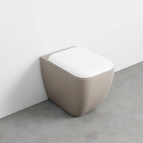 Immagine di Cielo SHUI COMFORT vaso a terra bifunzionale, con scarico traslato, senza brida, senza sedile, colore avena finitura opaco SHCOVAKTRAV