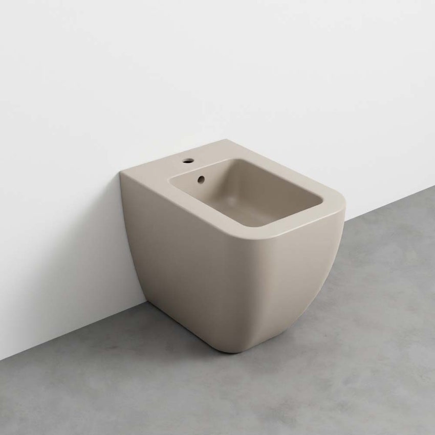 Immagine di Cielo SHUI COMFORT bidet a terra monoforo, colore avena finitura opaco SHCOBIAV