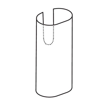 Immagine di Cielo ITACA colonna per lavabo con scarico a parete, colore bianco finitura lucido ITCOLP