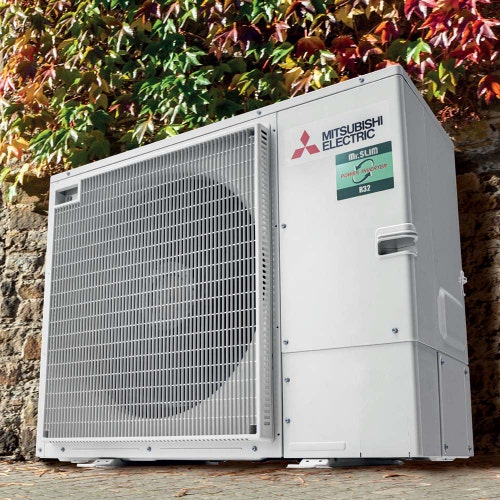 Immagine di Mitsubishi PLA-M CASSETTA 4 VIE R32 Climatizzatore a cassetta monosplit inverter | unità esterna 13.4 kW trifase unità interna 48000 BTU PUZ-ZM140YDA+PLA-M140EA2