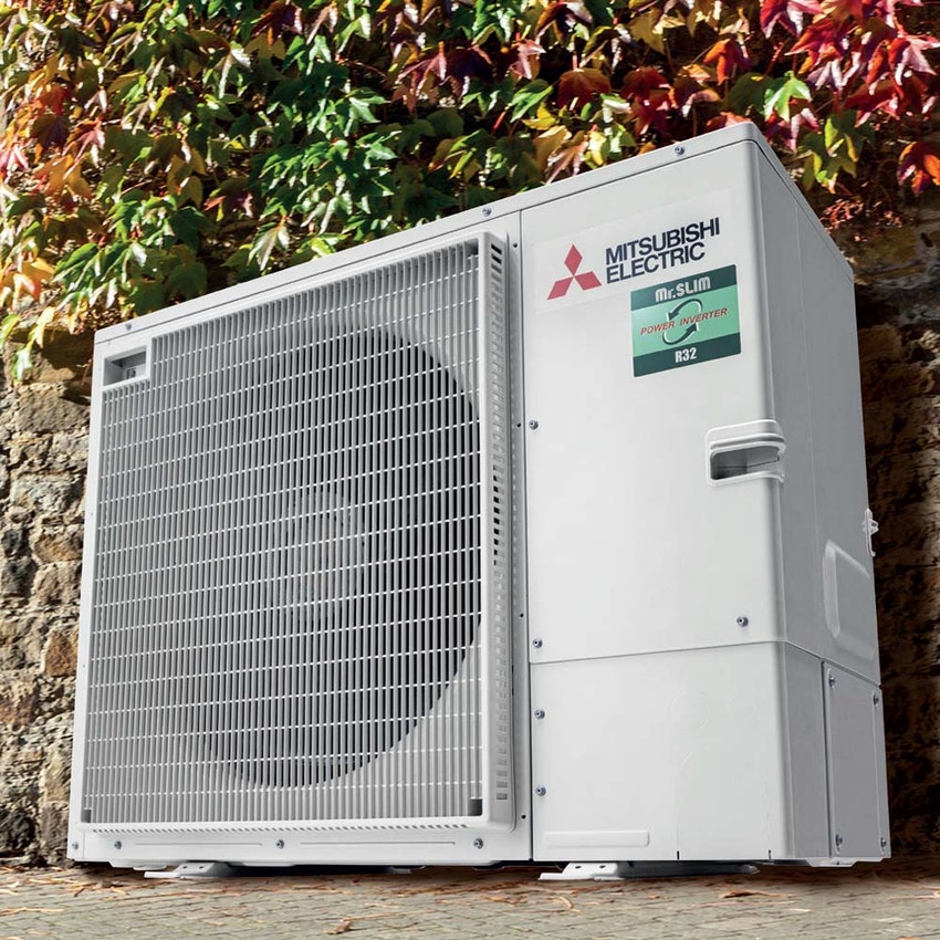 Immagine di Mitsubishi PLA-M CASSETTA 4 VIE Climatizzatore a cassetta monosplit inverter | unità esterna 9.5 kW unità interna 35000 BTU PUZ-ZM100VDA+PLA-M100EA2