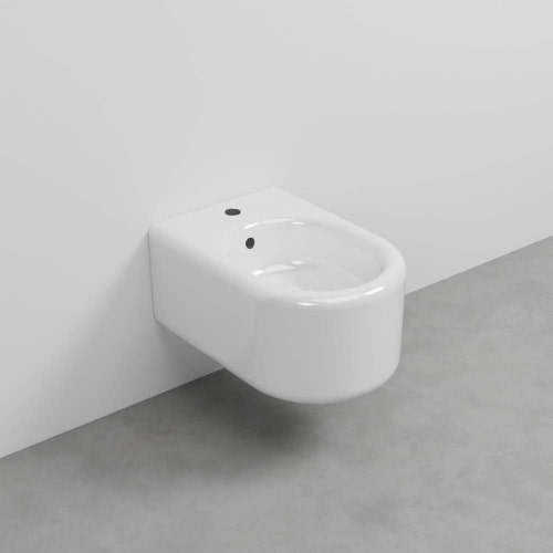 Immagine di Cielo ITACA bidet sospeso monoforo, colore bianco finitura lucido ITBS