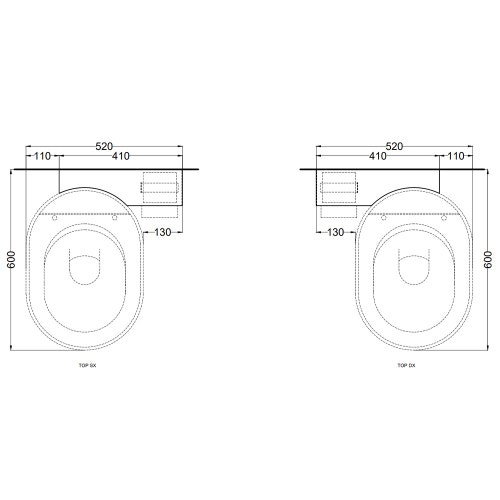Immagine di Cielo ITACA vaso a terra, senza brida, senza sedile, colore bianco finitura lucido ITVAK