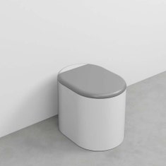 Immagine di Cielo ITACA vaso a terra, senza brida, senza sedile, colore bianco finitura lucido ITVAK