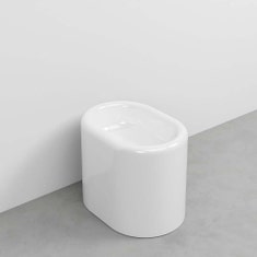 Immagine di Cielo ITACA bidet a terra monoforo, colore bianco finitura lucido ITBI