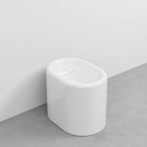Immagine di Cielo ITACA bidet a terra monoforo, colore bianco finitura lucido ITBI