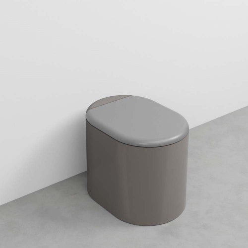 Immagine di Cielo ITACA vaso a terra, senza brida, senza sedile, colore talpa ITVAKTP