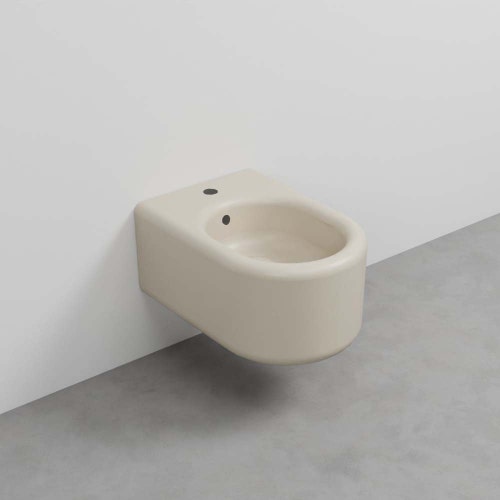 Immagine di Cielo ITACA bidet sospeso monoforo, colore lino finitura opaco ITBSLN