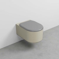 Immagine di Cielo ITACA vaso sospeso, senza brida, senza sedile, colore lino finitura opaco ITVSKLN