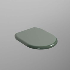 Immagine di Cielo ITACA coprivaso in termoindurente a discesa rallentata con cerniere a sgancio rapido, colore alga finitura lucido CPVITTFAL