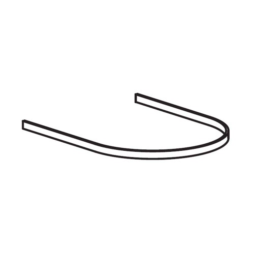 Immagine di Cielo OTIS portasciugamani laterale destro, colore fumo OTPLDXFU