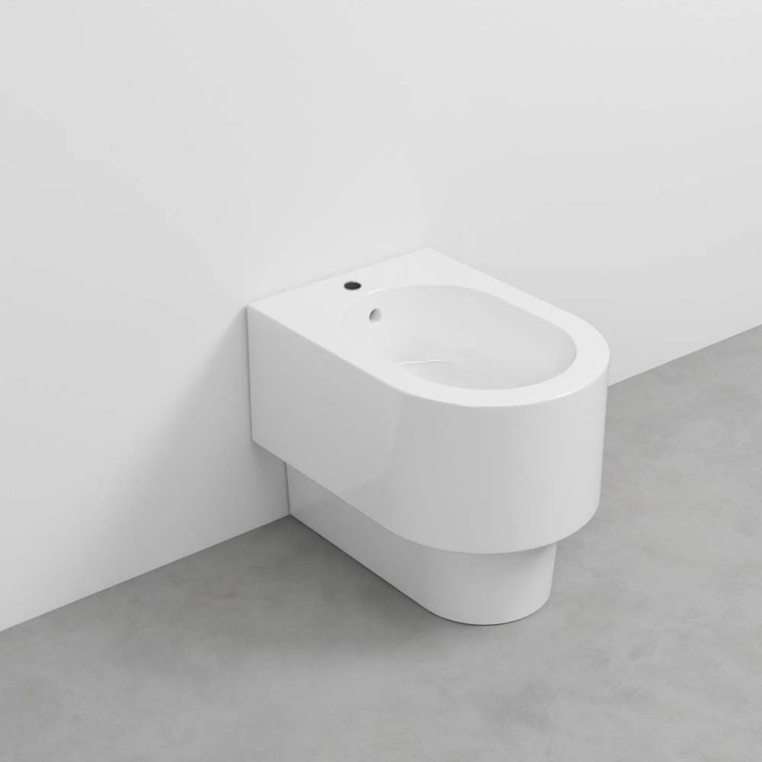 Immagine di Cielo OTIS bidet a terra, monoforo, colore bianco finitura lucido OTBI