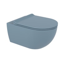 Immagine di Flaminia APP vaso sospeso con sistema gosilent®, senza brida e senza sedile, colore azzurro nuvola finitura opaco AP118SNUV