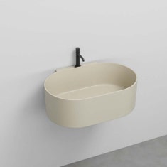 Immagine di Cielo OTIS lavabo ovale sospeso, monoforo, colore lino finitura opaco OTLSLN