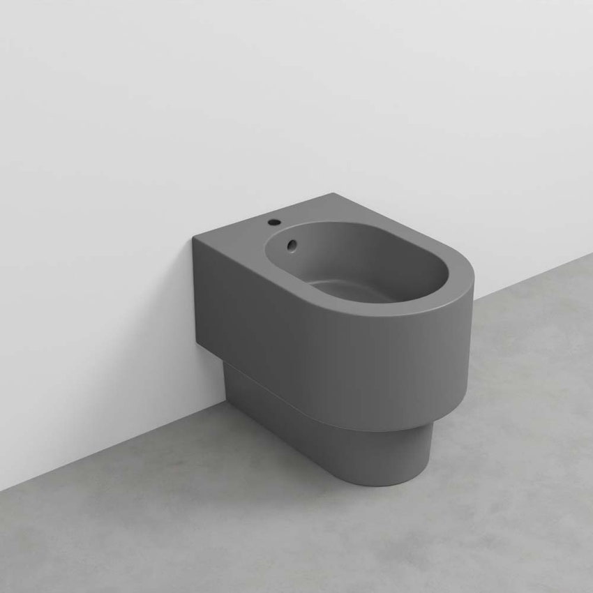 Immagine di Cielo OTIS bidet a terra, monoforo, colore cemento finitura opaco OTBICM