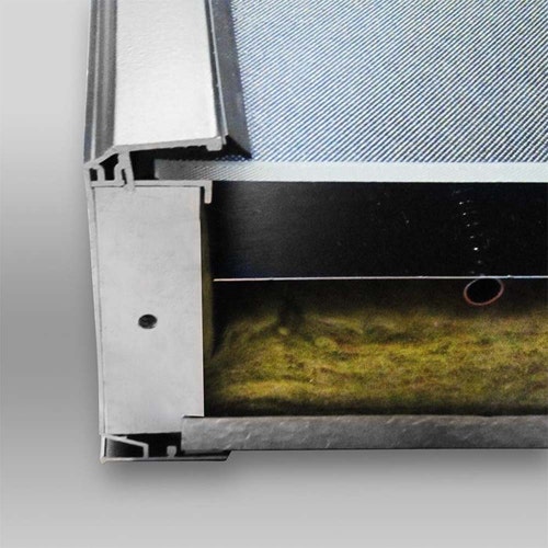 Immagine di Unical COLLETTORE SOLARE SUN S 2,42 mq piano per sistemi a circolazione forzata, installazione a tetto e a giardino 00263816