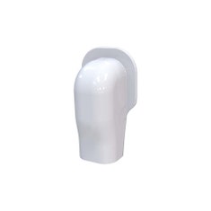 Immagine di Tecnosystemi EXCELLENS TMQ EXC 60 New Line terminale a muro flangiato quadro L.6.7 H.18 P.6.8 cm, colore bianco SCD100279