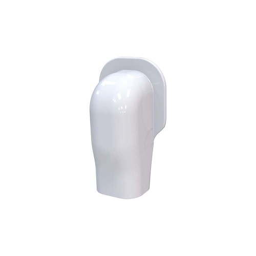 Immagine di Tecnosystemi EXCELLENS TMQ EXC 60 New Line terminale a muro flangiato quadro L.6.7 H.18 P.6.8 cm, colore bianco SCD100279