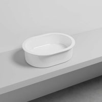 Immagine di Cielo I CATINI bacinella tonda Ø 55 cm, da appoggio, senza troppopieno, colore bianco finitura lucido CALAO55