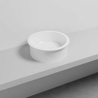 Immagine di Cielo I CATINI bacinella tonda Ø 45 cm, da appoggio, senza troppopieno, colore bianco finitura lucido CALAT45