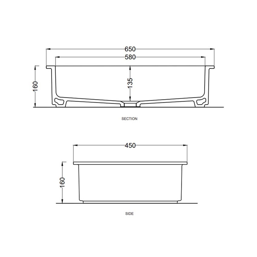 Immagine di Cielo I CATINI bacinella tonda Ø 65 cm, da appoggio, senza troppopieno, colore bianco finitura lucido CALAO65