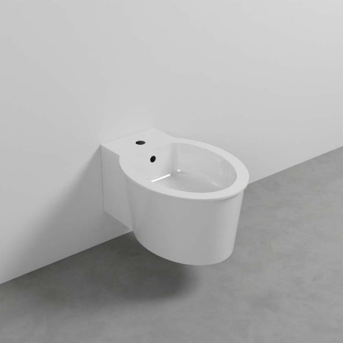 Immagine di Cielo I CATINI bidet sospeso monoforo, colore bianco finitura lucido CABS