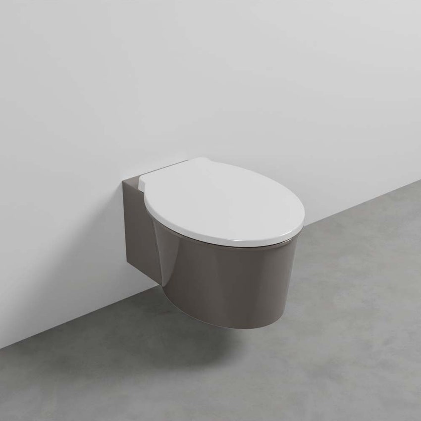 Immagine di Cielo I CATINI vaso sospeso, senza brida, senza sedile, colore talpa CAVSKTP