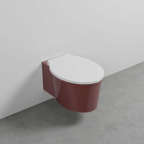 Immagine di Cielo I CATINI vaso sospeso, senza brida, senza sedile, colore corallo finitura lucido CAVSKCO