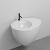 Immagine di Cielo LE GIARE lavabo sospeso H. 59 x 70 x 56 cm, senza foro, colore bianco finitura lucido LGLS70SF