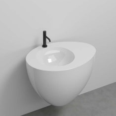 Immagine di Cielo LE GIARE lavabo sospeso H. 59 x 70 x 56 cm, colore bianco finitura lucido LGLS70