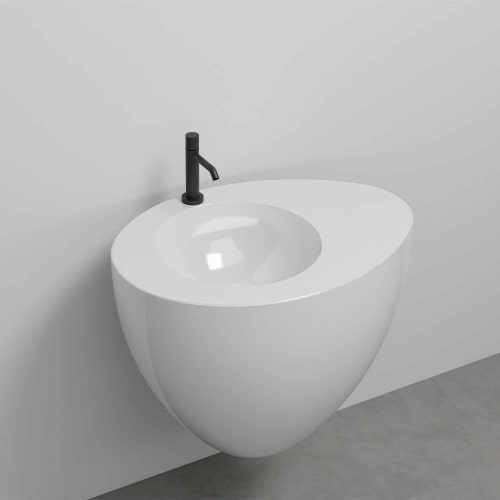 Immagine di Cielo LE GIARE lavabo sospeso H. 59 x 70 x 56 cm, colore bianco finitura lucido LGLS70