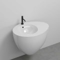 Immagine di Cielo LE GIARE lavabo sospeso H. 59 x 70 x 56 cm, con troppopieno, colore bianco finitura lucido LGLS70TR